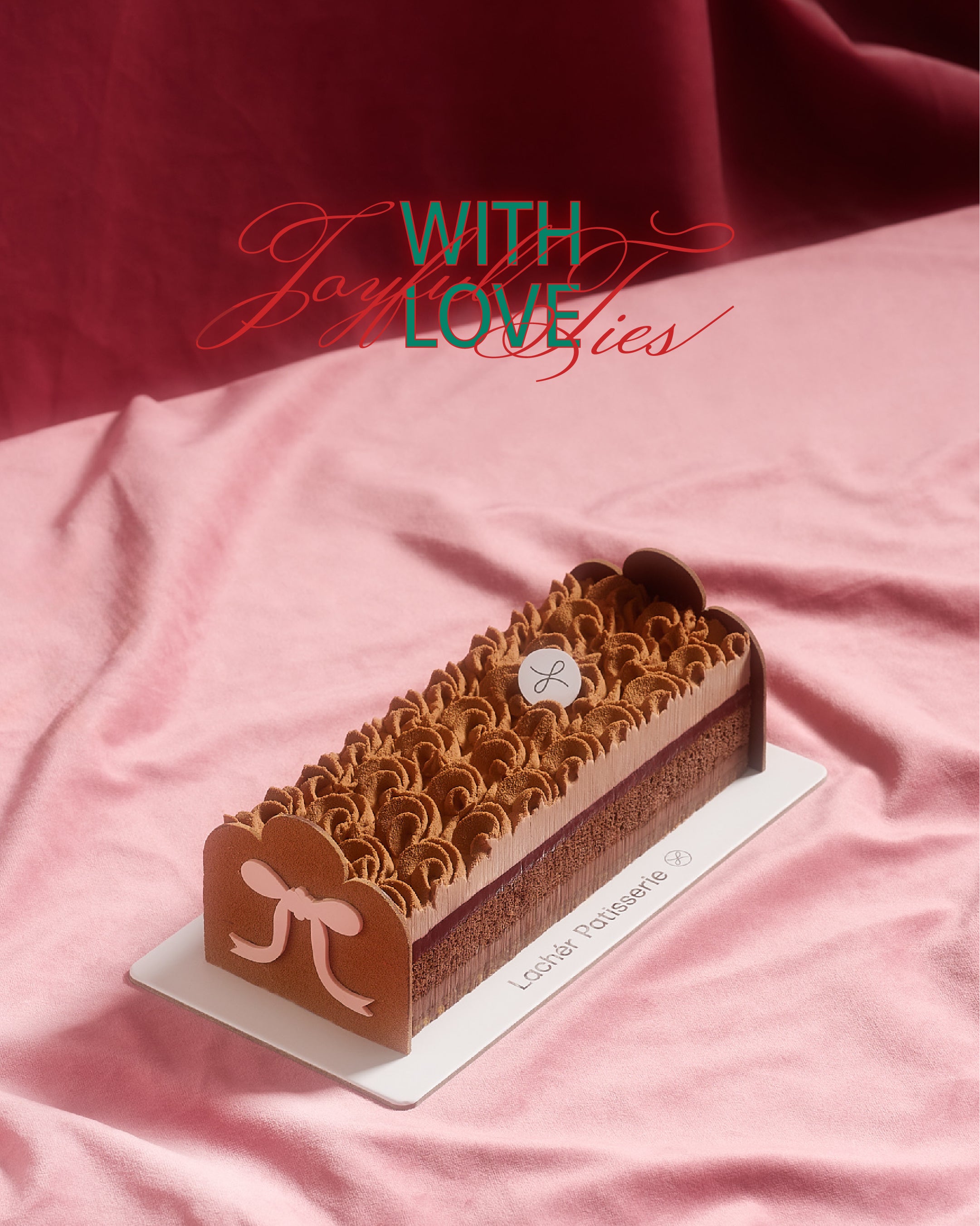 2024 Christmas Log Cake — Midnight Berry