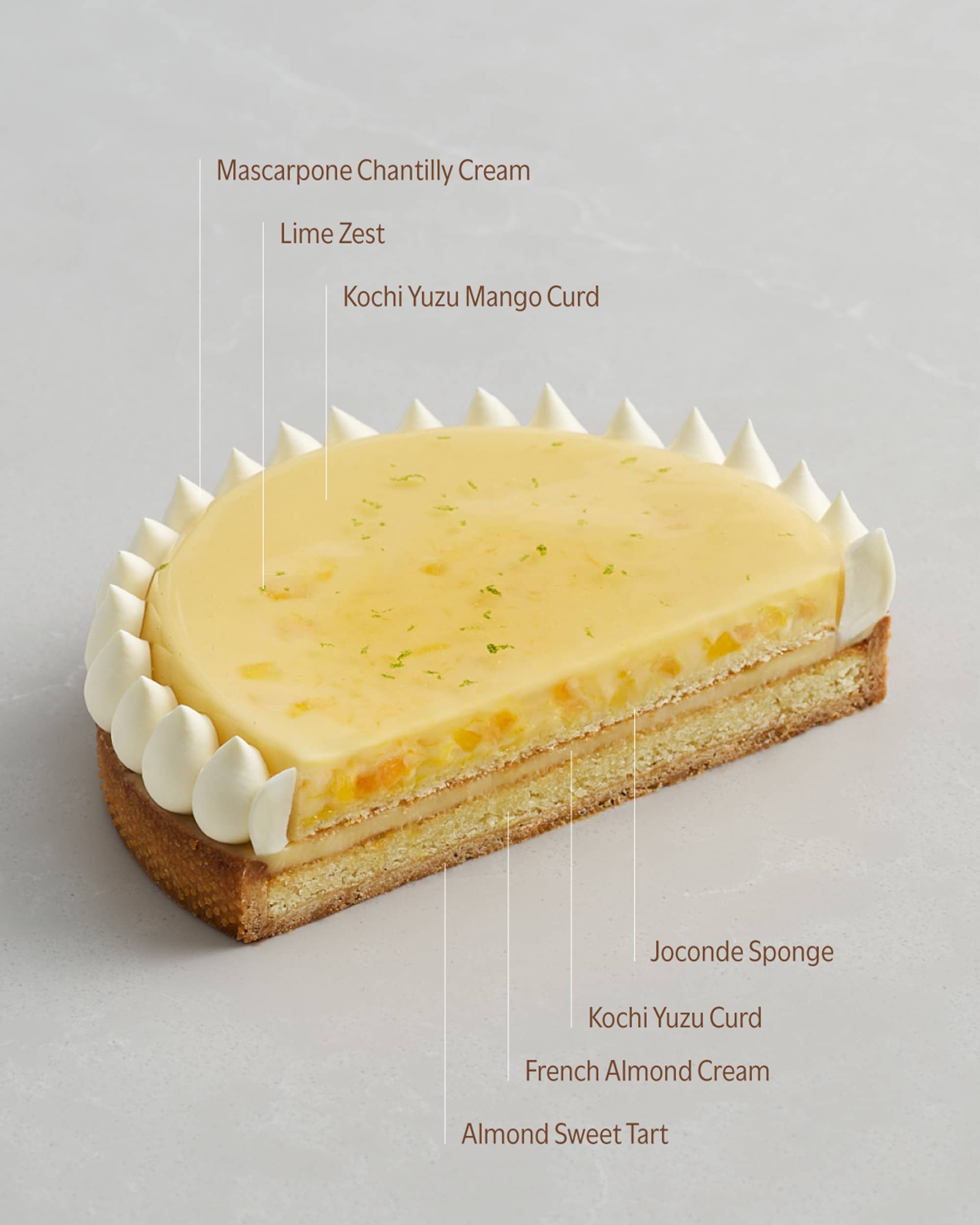 Kochi Yuzu Mango Tart