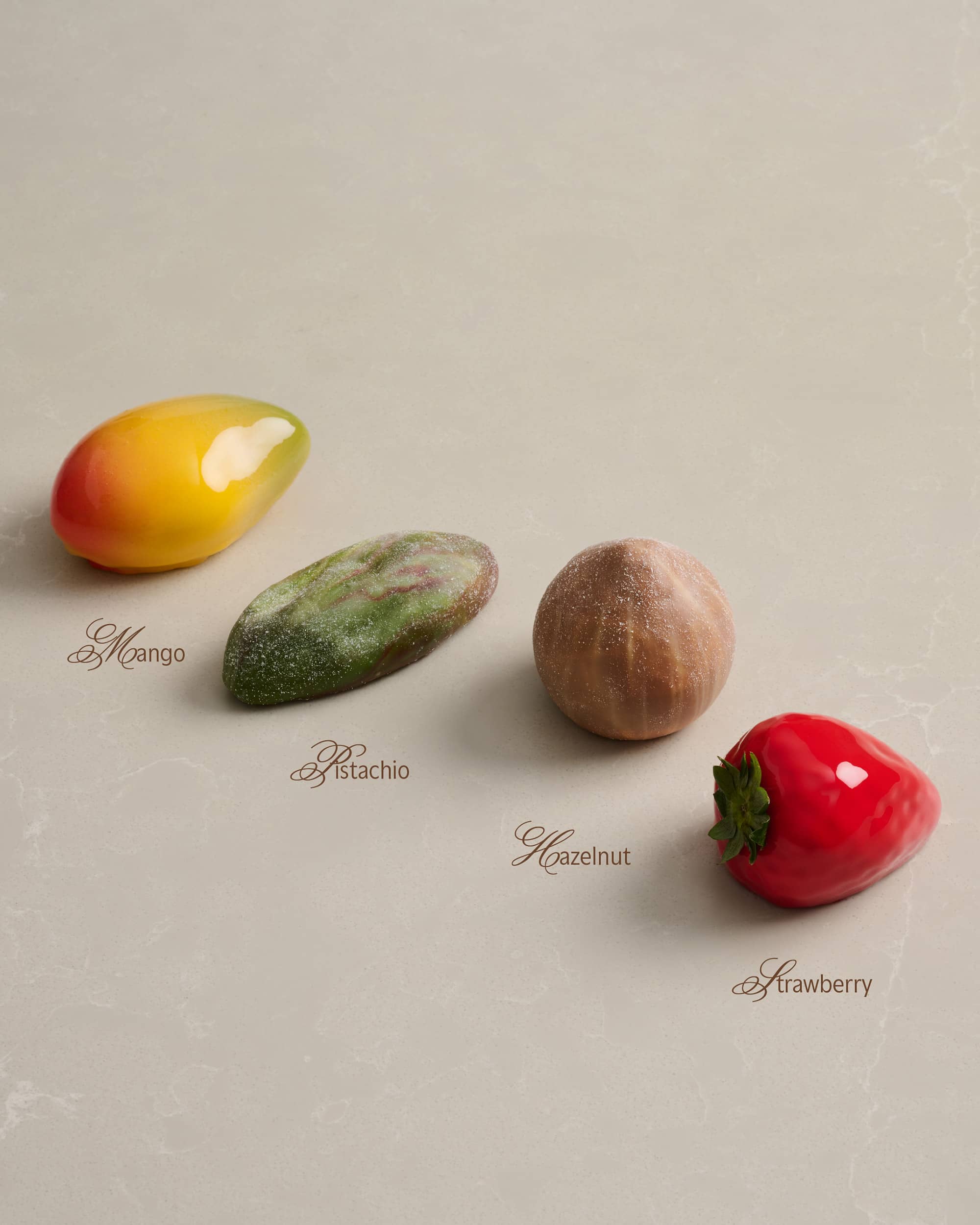 Petit Gateaux Set — Fruits and Nuts Series