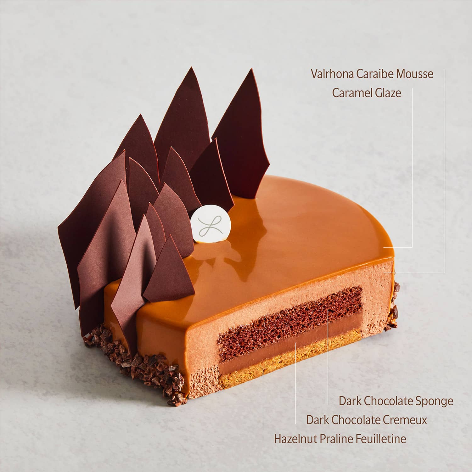 Valrhona Caraibe Hazelnut Praline