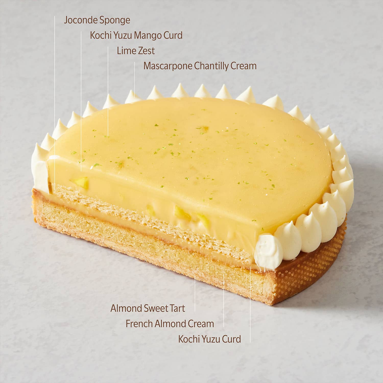 Kochi Yuzu Mango Tart