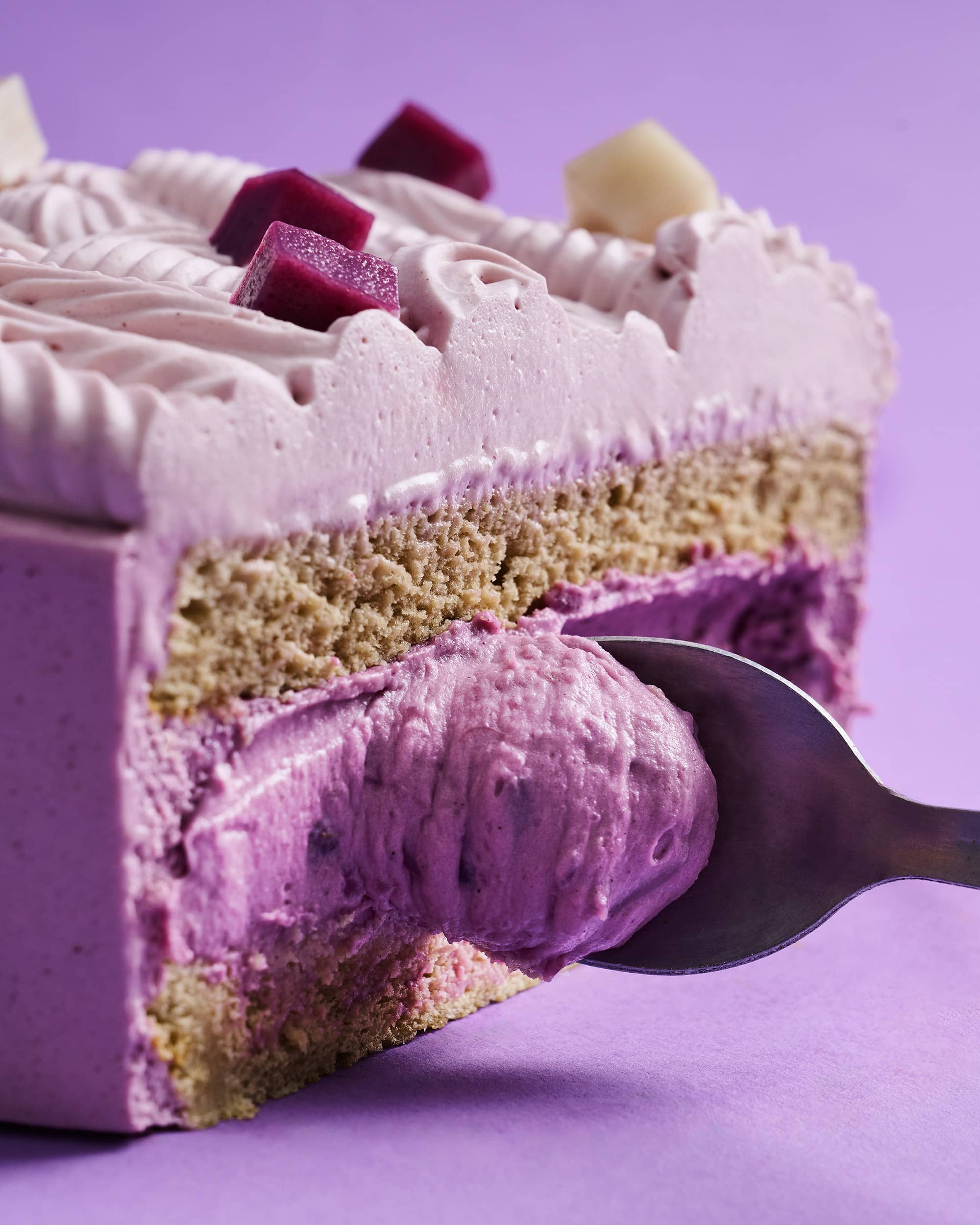 Ube Taro Cake