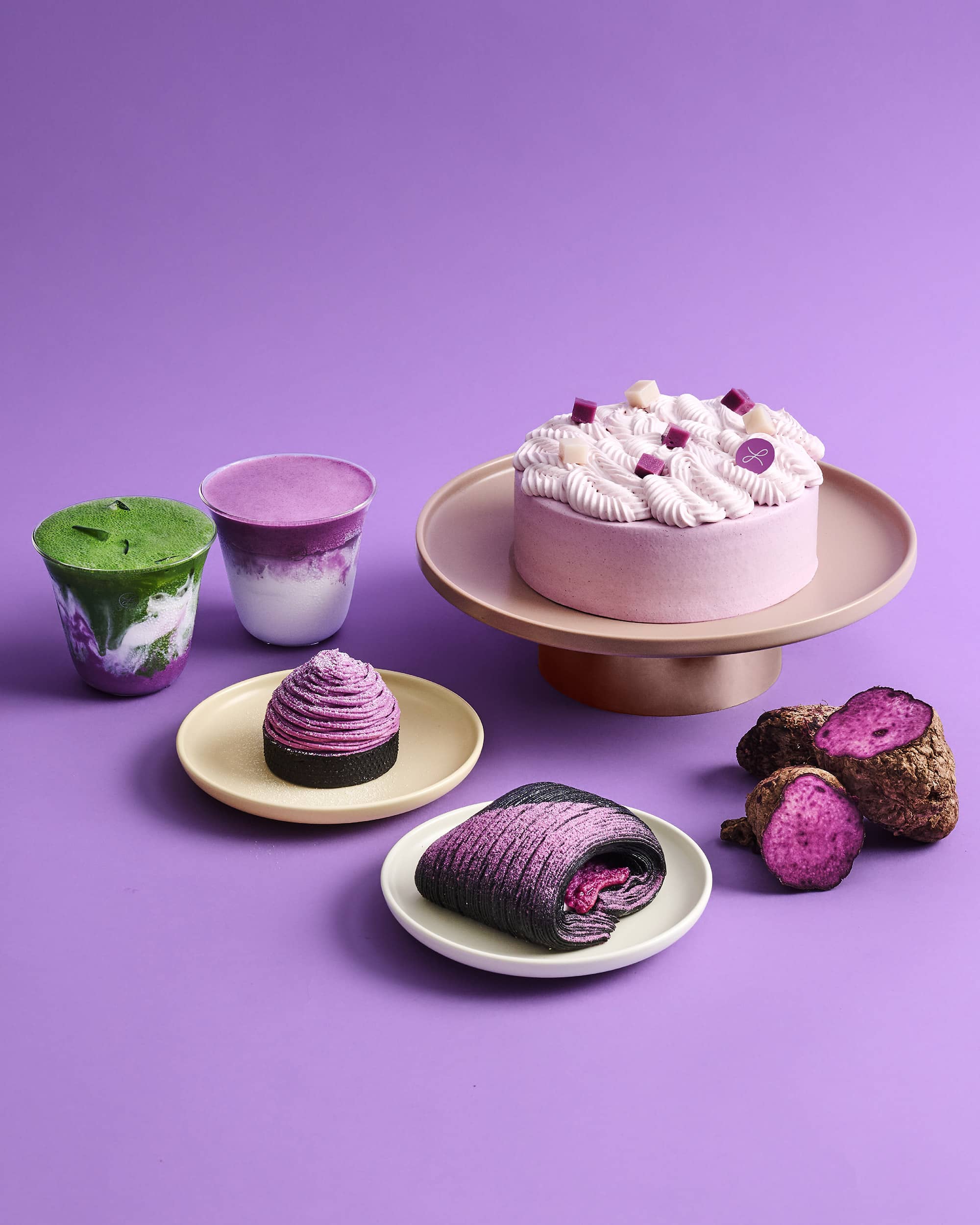 Ube Taro Cake