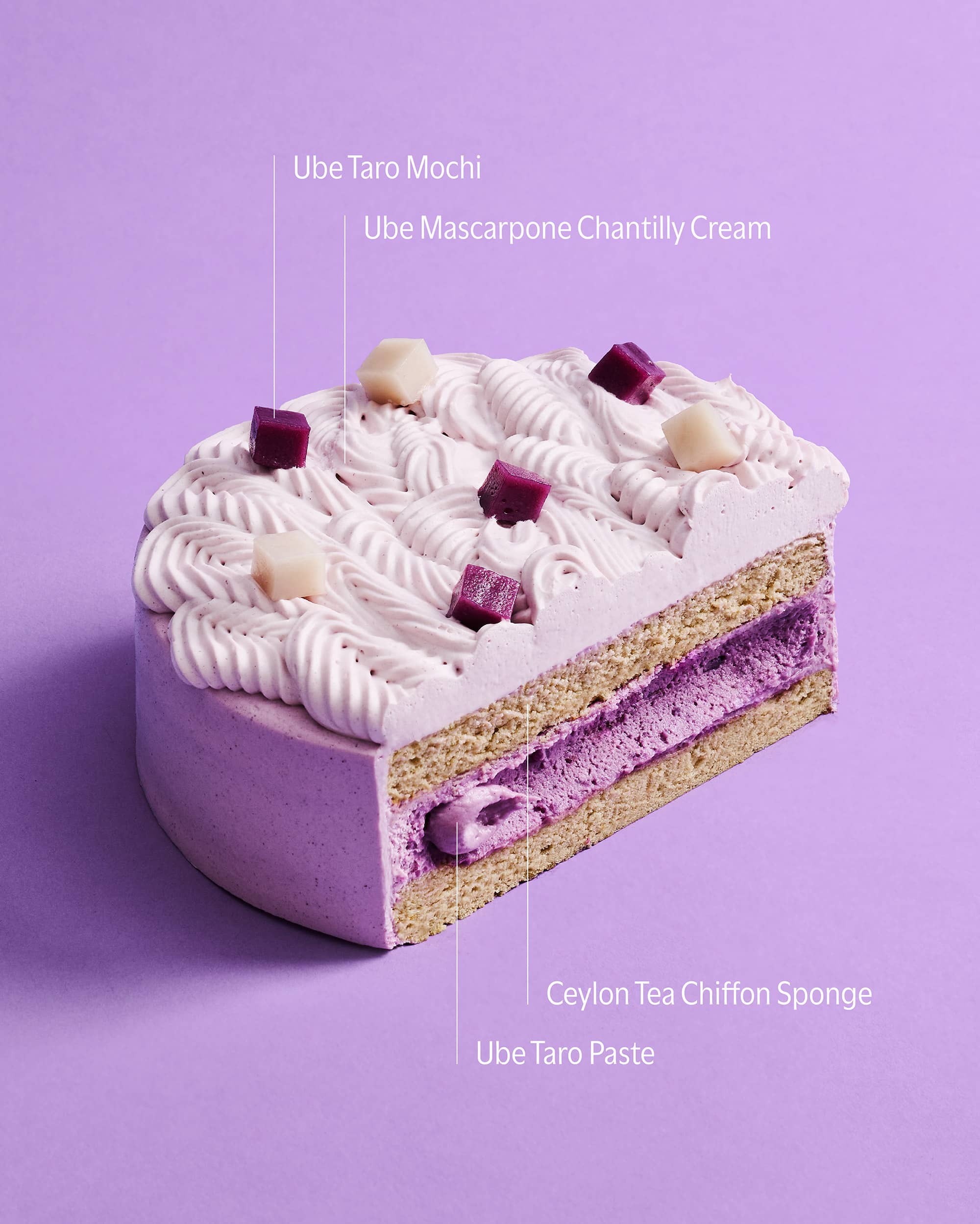 Ube Taro Cake